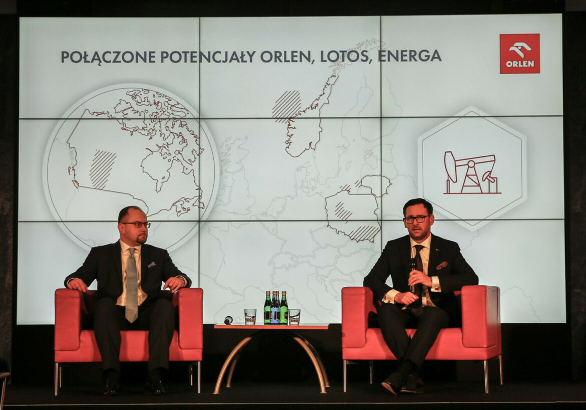 Konferencja prasowa dot. fuzji PKN Orlen i LOTOSu