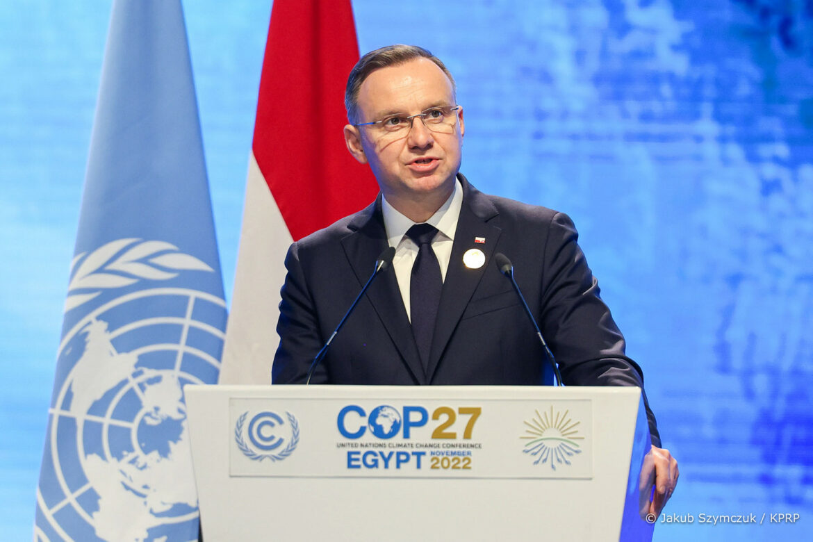 Andrzej_Duda_COP27 fot. Jakub Szymczuk KPRP