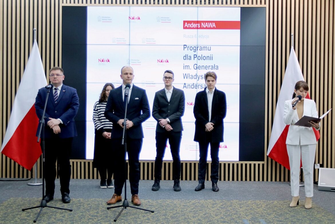 stypendla Anders dla Polonii — fot. Ministerstwo Edukacji i Nauki