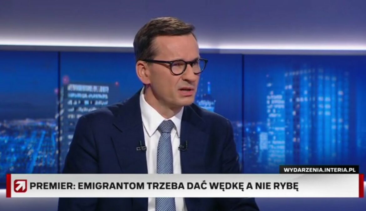 Premier Morawiecki Polsat fot. Polsat News