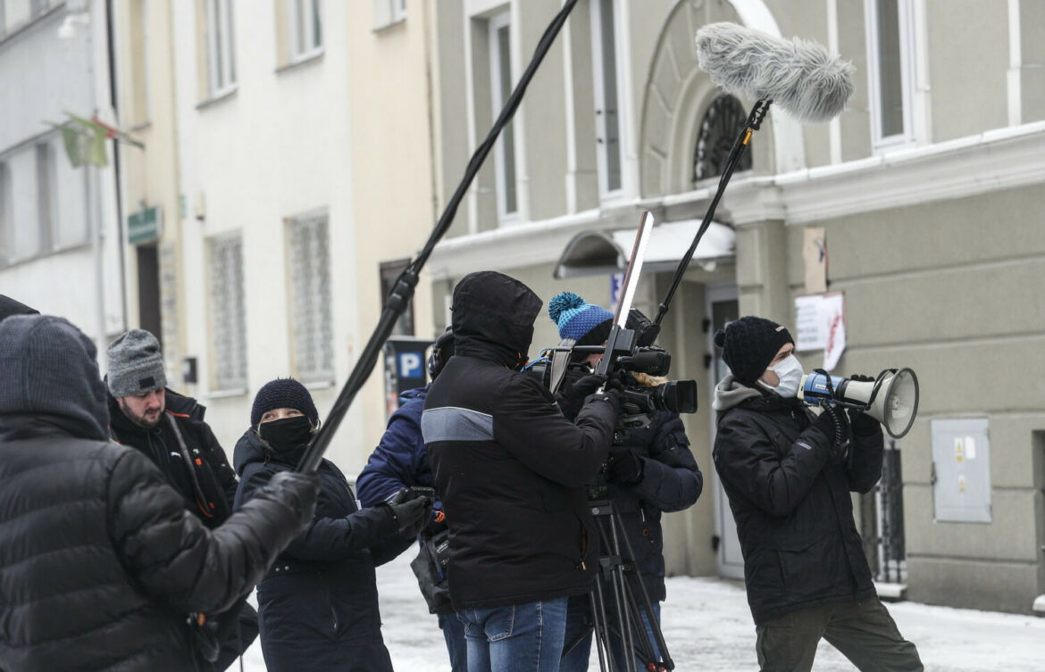 Na planie filmu «Ch?opski bunt ’81» fot. K Kapica/ Polska Press / East News
