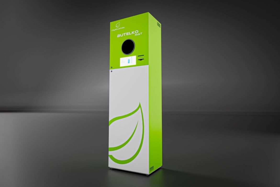 Innowacyjny recyklomat opracowany przez Łukasiewicz – Poznański Instytut Technologiczny fot. Łukasiewicz – PIT