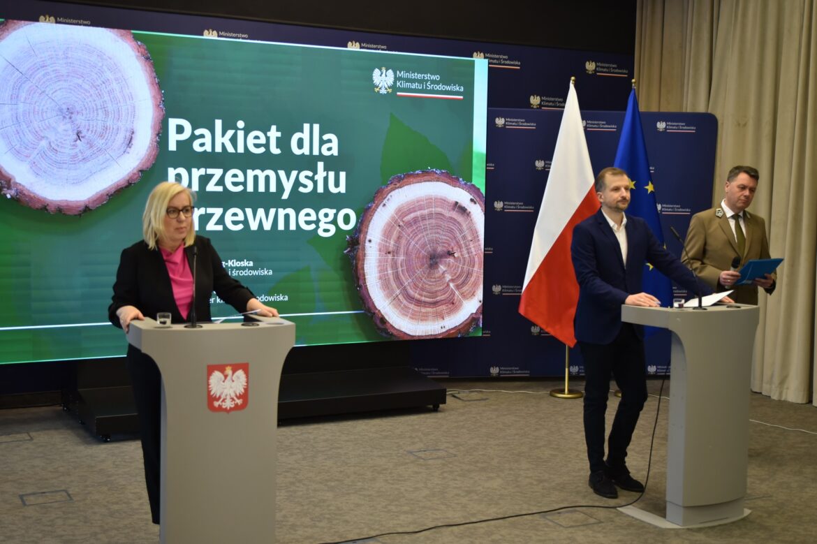 Pakiet dla przemysłu drzewnego fot. MKiŚ