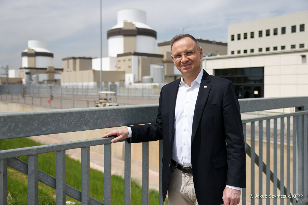 Prezydent Duda Polska stawia na transformację energetyczną z wykorzystaniem elektrowni atomowych fot. Jakub Szymczuk KPRP